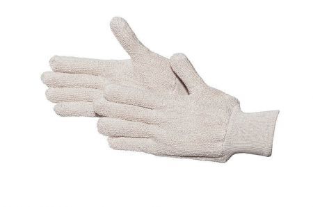 Gants de travail anti-chaleur en tissu ponge 100% coton