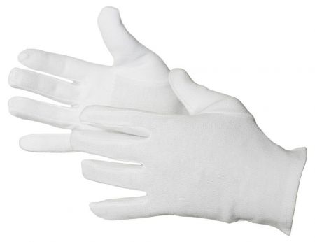 Servicehandschuhe aus 100 % Baumwolle, weiss, 12er-Pack