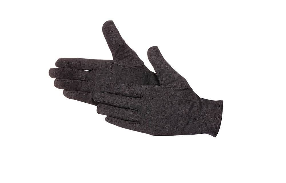 Gants noirs en 100 % coton, pour femme et homme, pack de 12