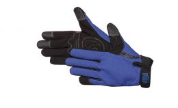 Mechaniker Handschuhe Arbeitshandschuhe verstrkt blau