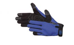 Gants de mcanicien renforcs bleus