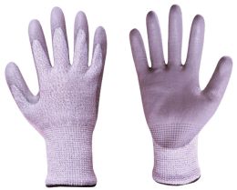 Schnittschutzhandschuh Level 5, 13G HPPE, PU-Beschichtung, EN388 KAT II